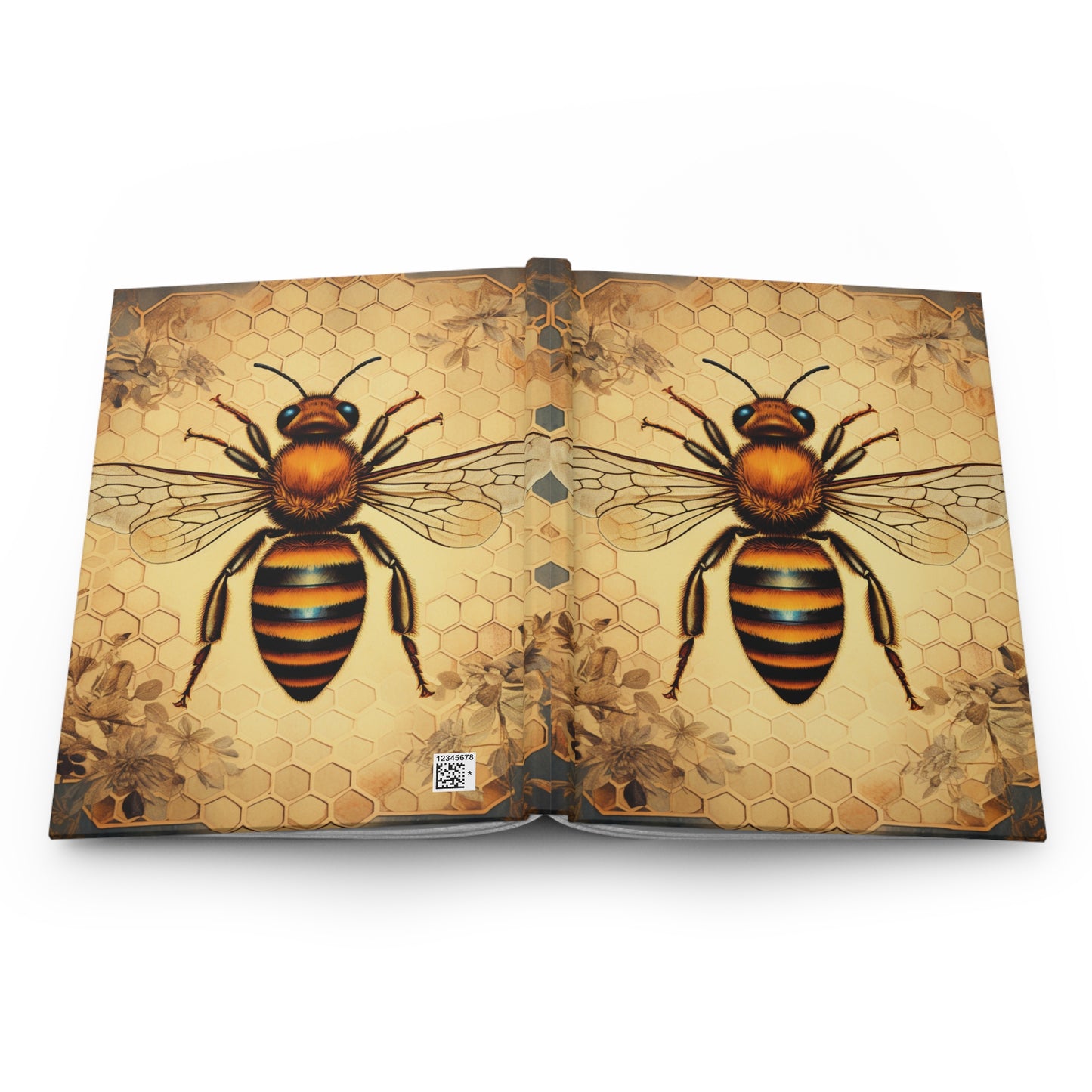 Honeycomb Bee Notebook