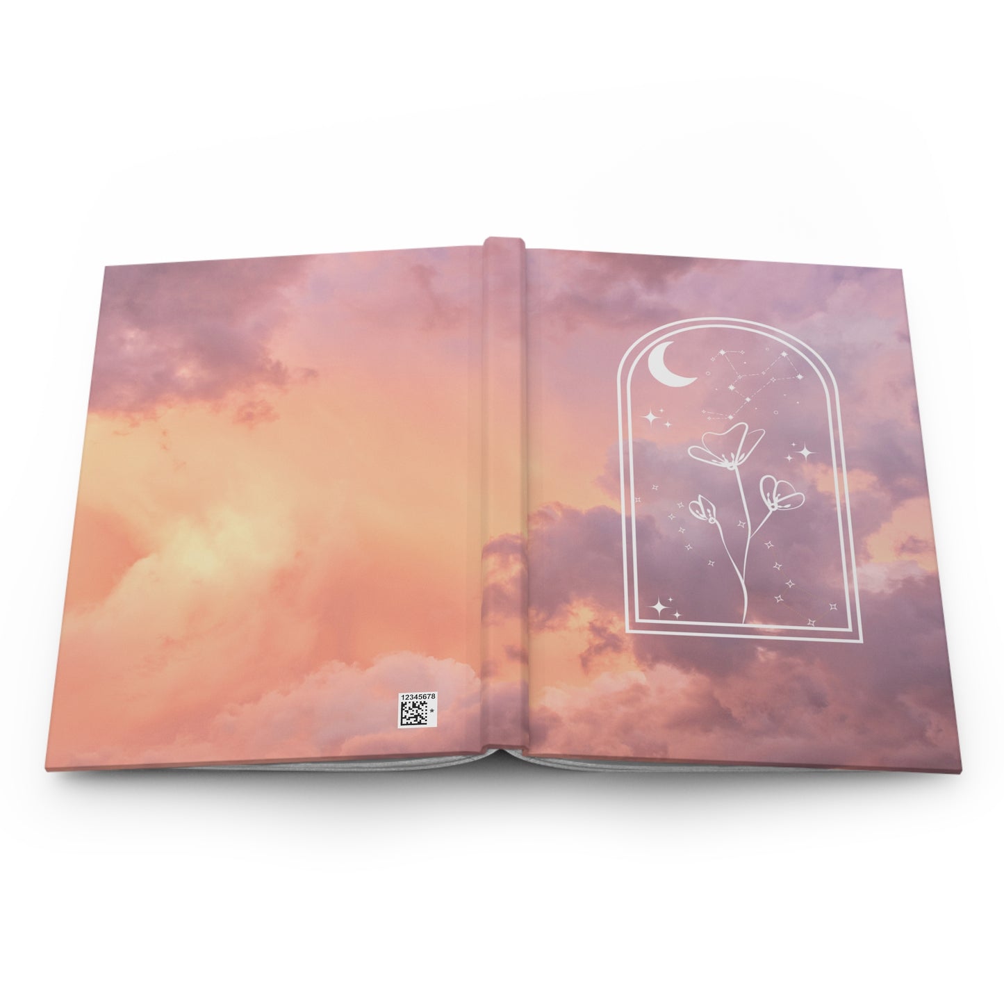 Pink Sunset Clouds Notebook