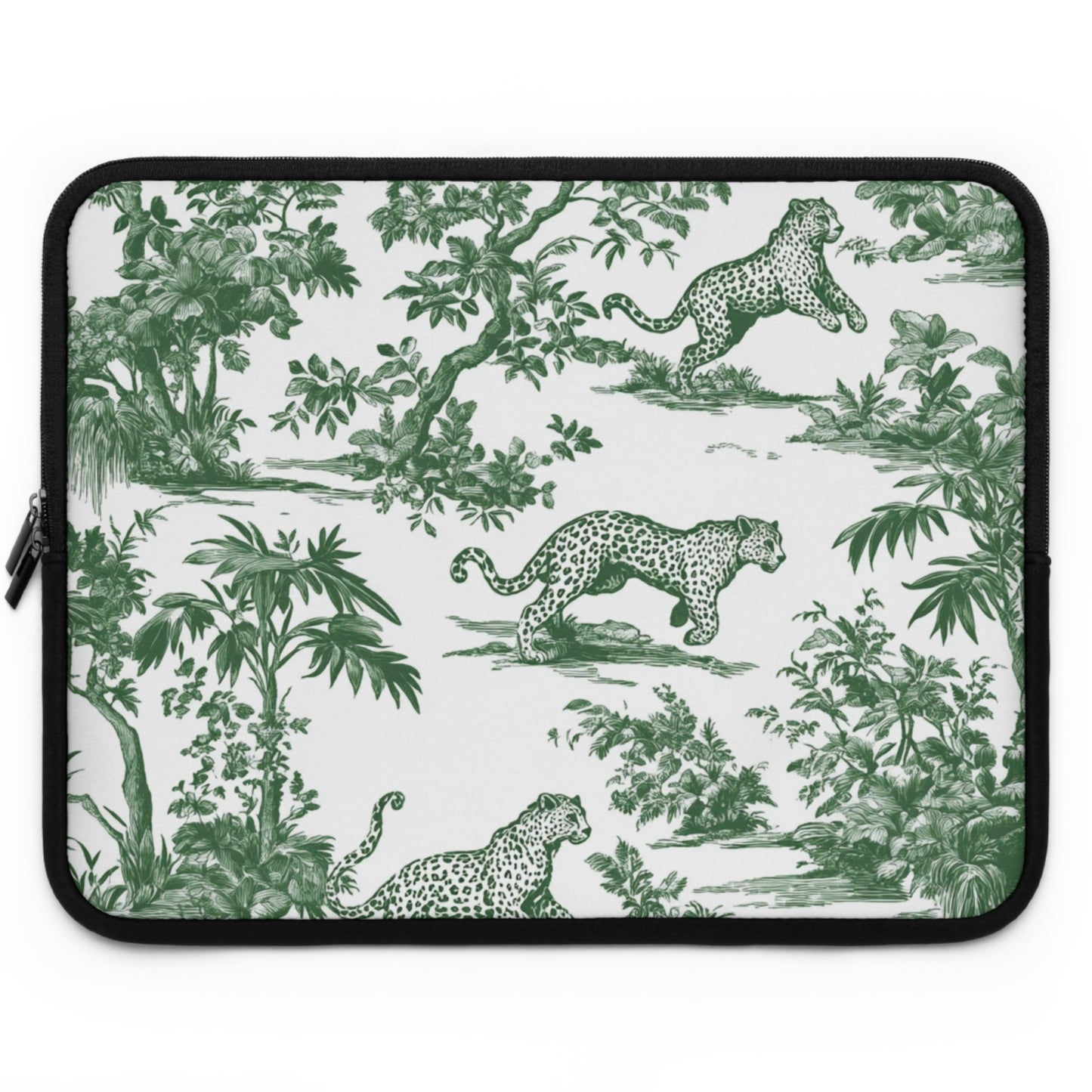 Green Leopard Toile Sleeve