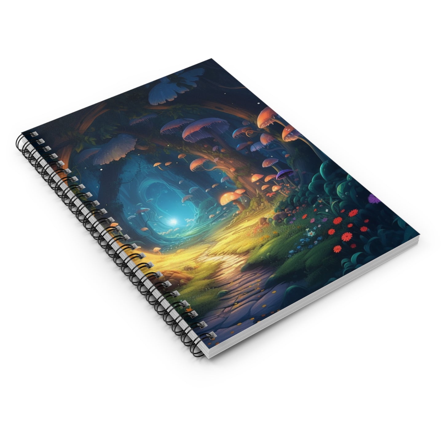 Enchanted Mushroom Forest Spiral Notebook