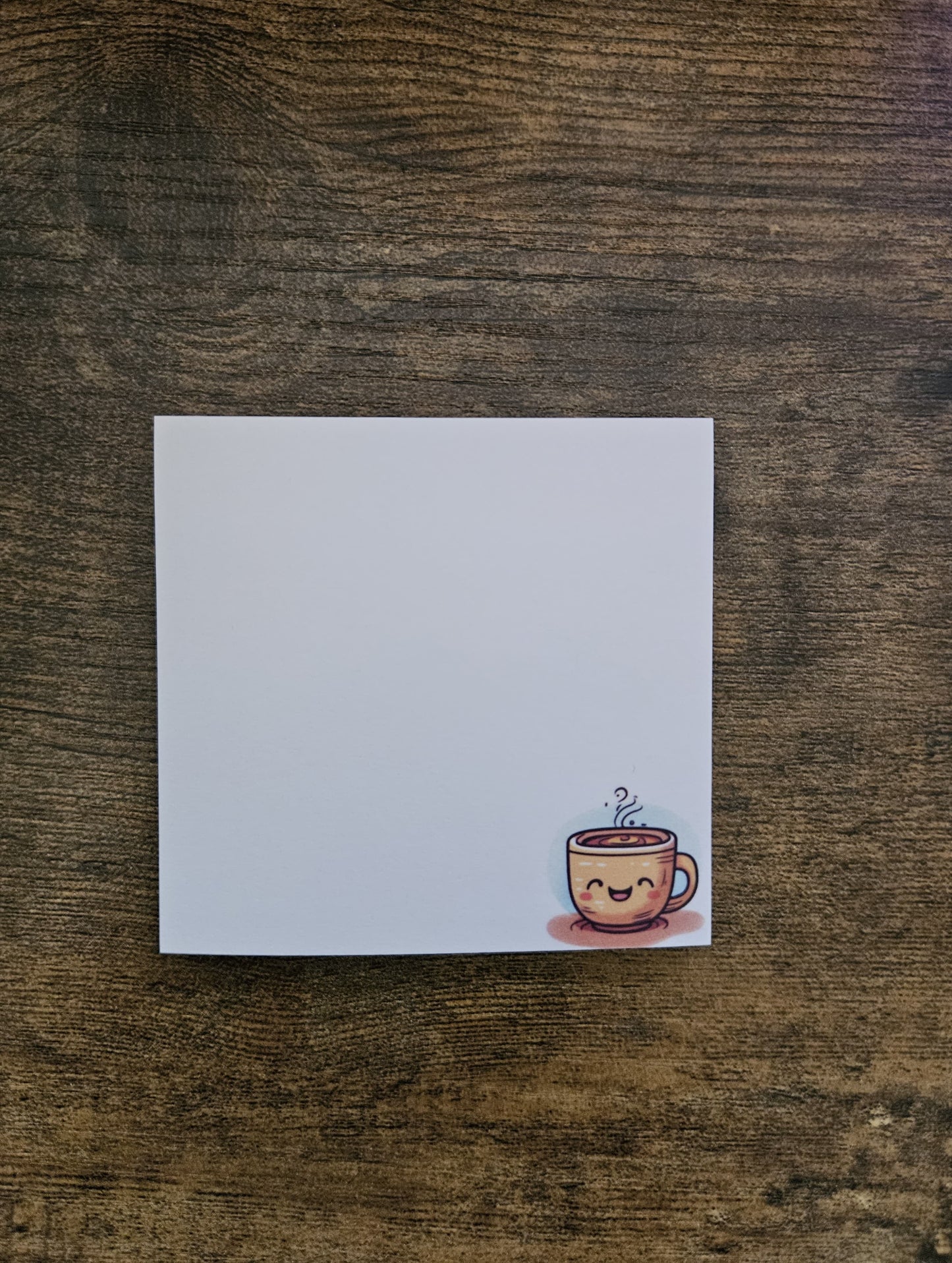 Happy Coffee Mug Sticky Note Pads