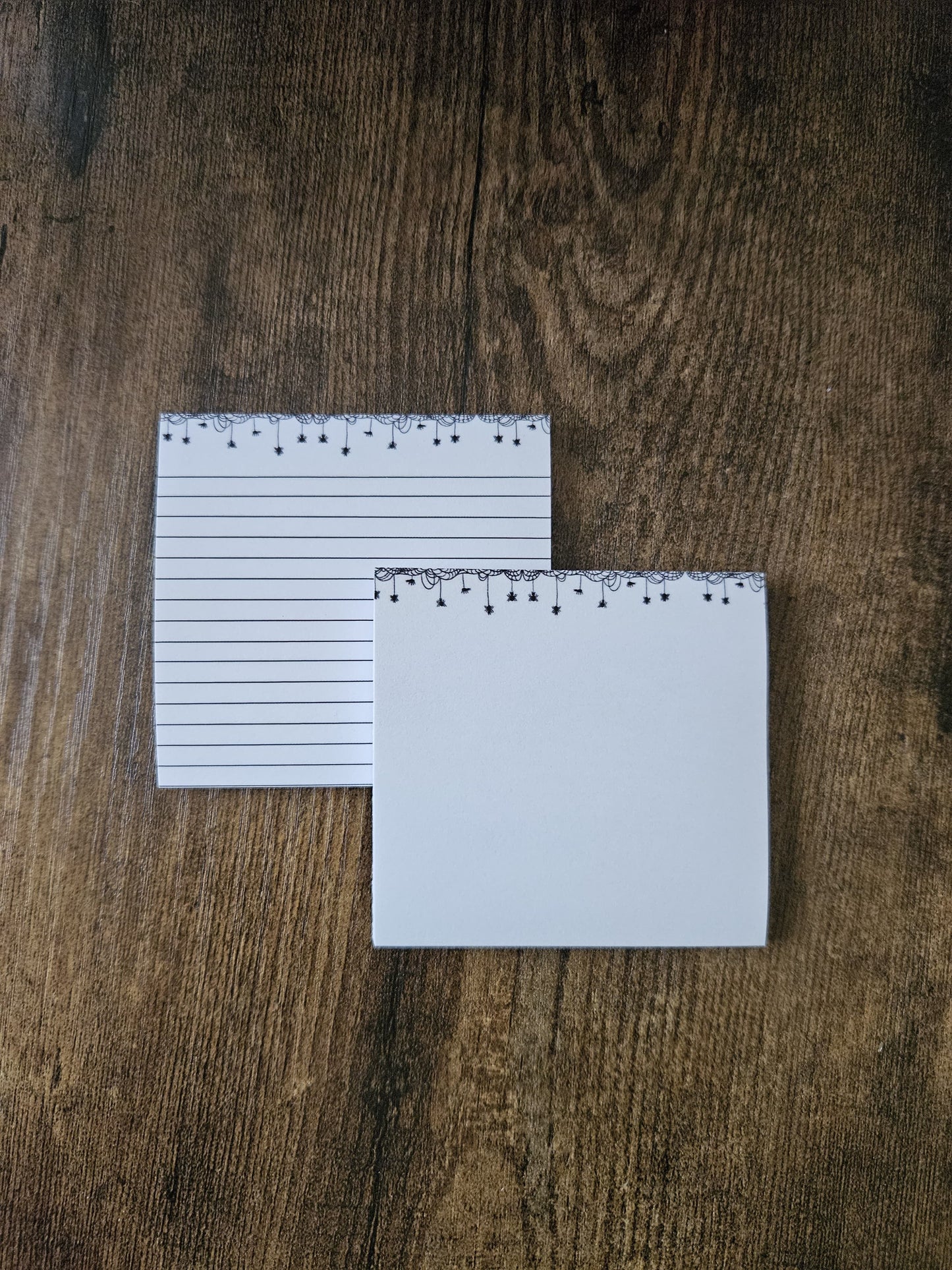 Spiders and Webs Sticky Note Pads