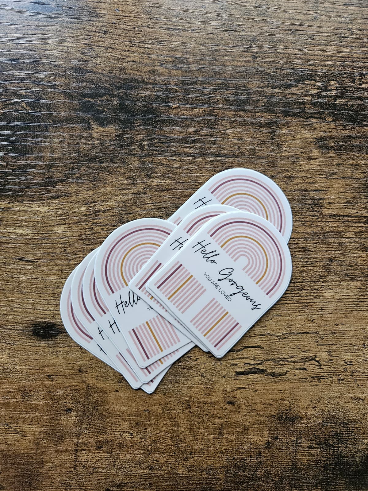 Hello Gorgeous You Are Loved Vinyl Sticker
