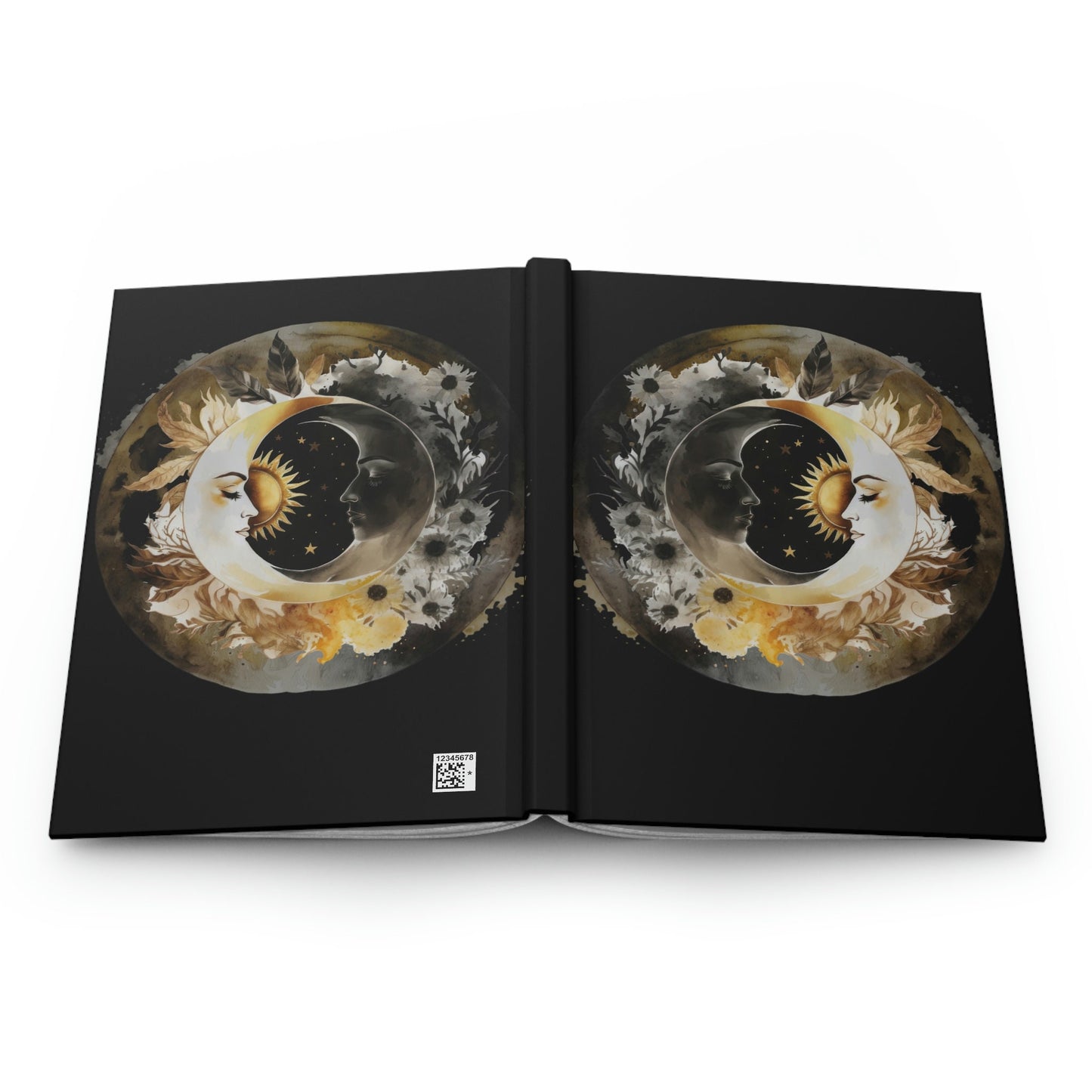 Celestial Sun and Moon Notebook