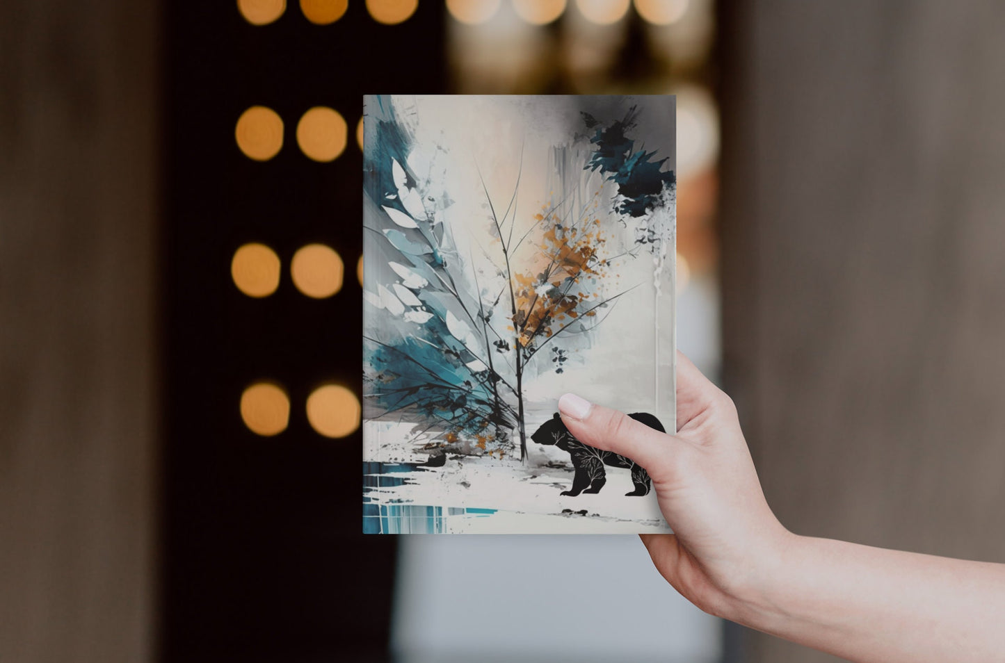 Bear in the Snow Notebook