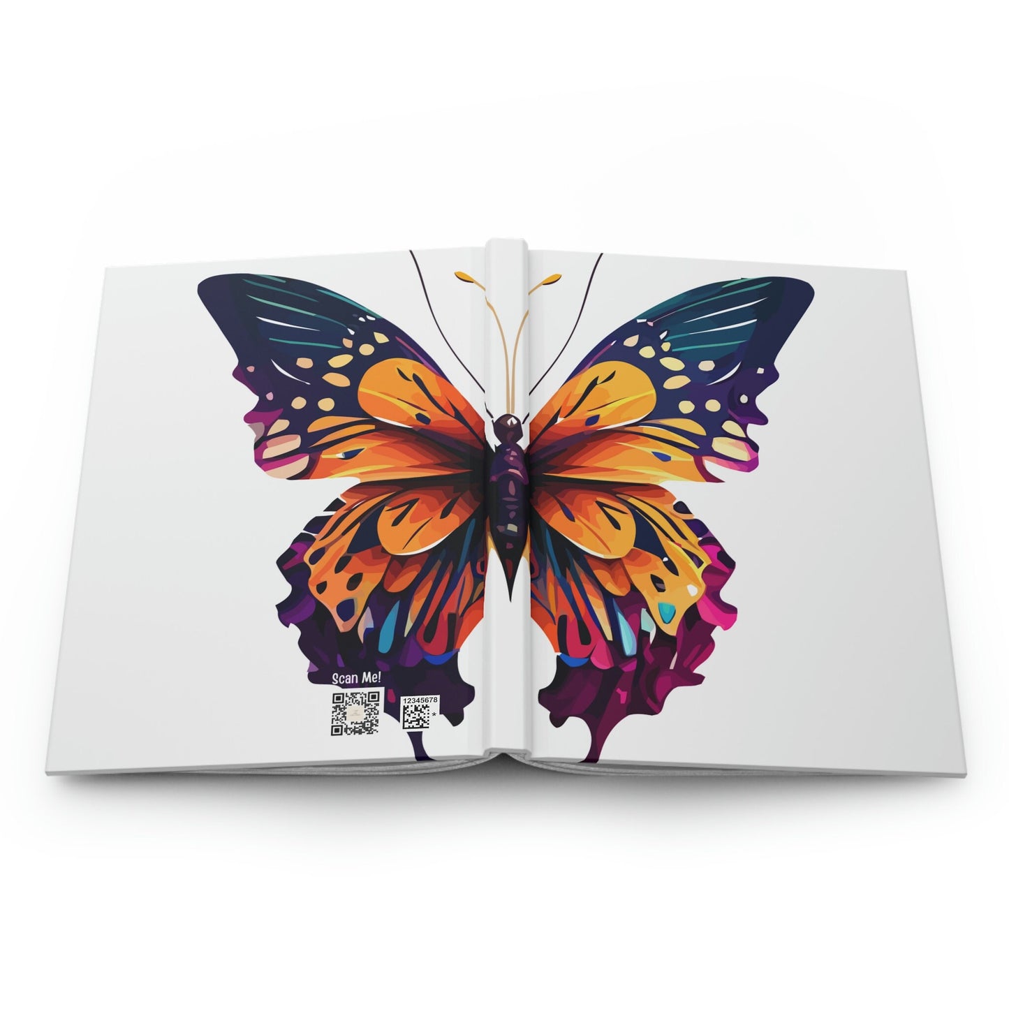 Colorful Butterfly Wings Notebook