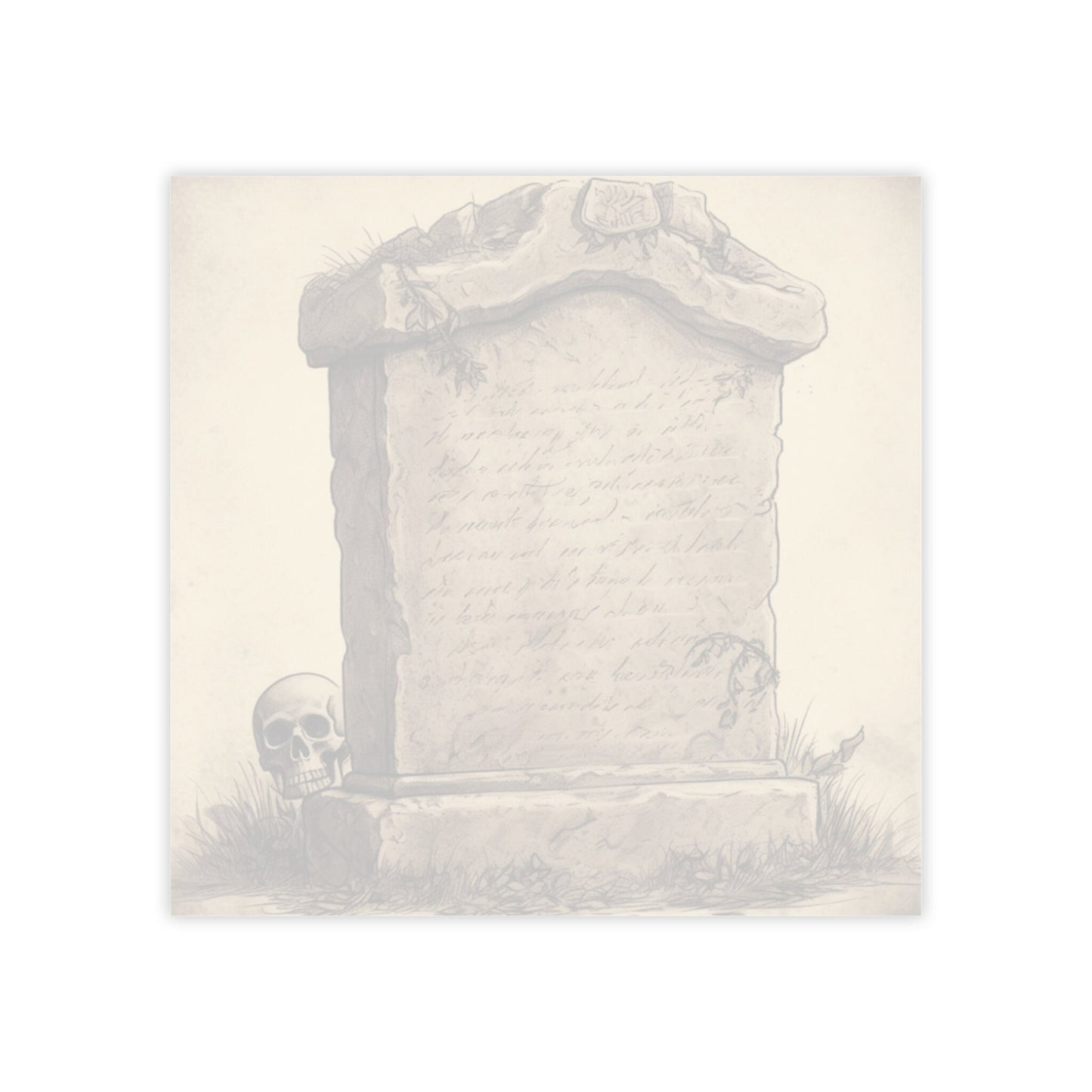 Spooky Tombstone Sticky Note Pads