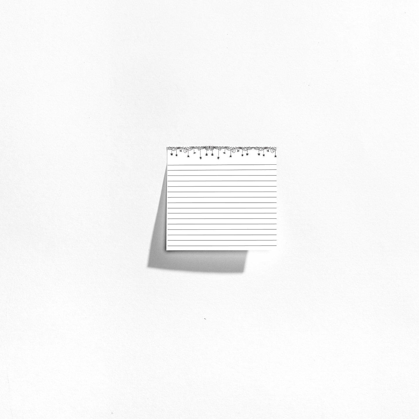Spiders and Webs Sticky Note Pads