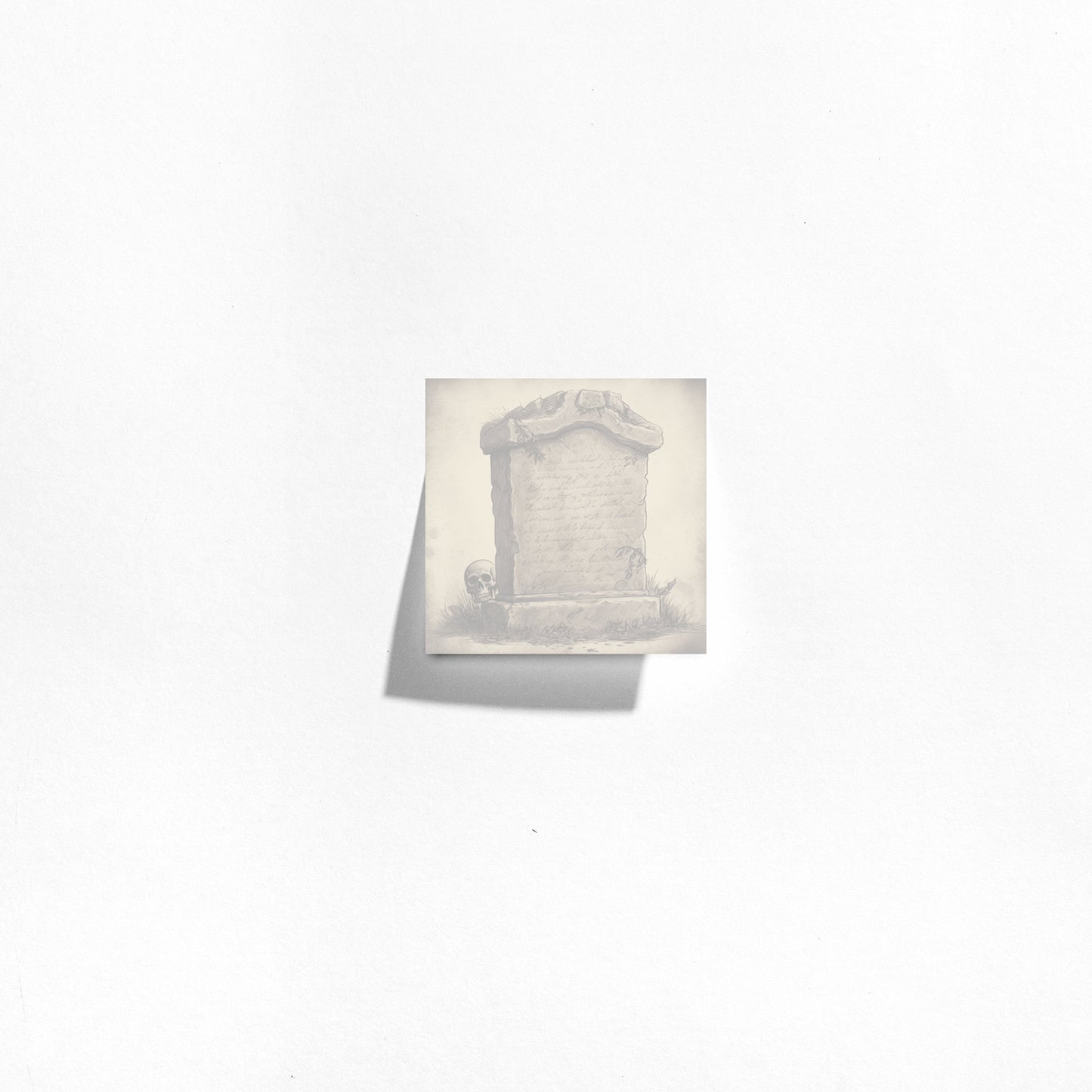Spooky Tombstone Sticky Note Pads