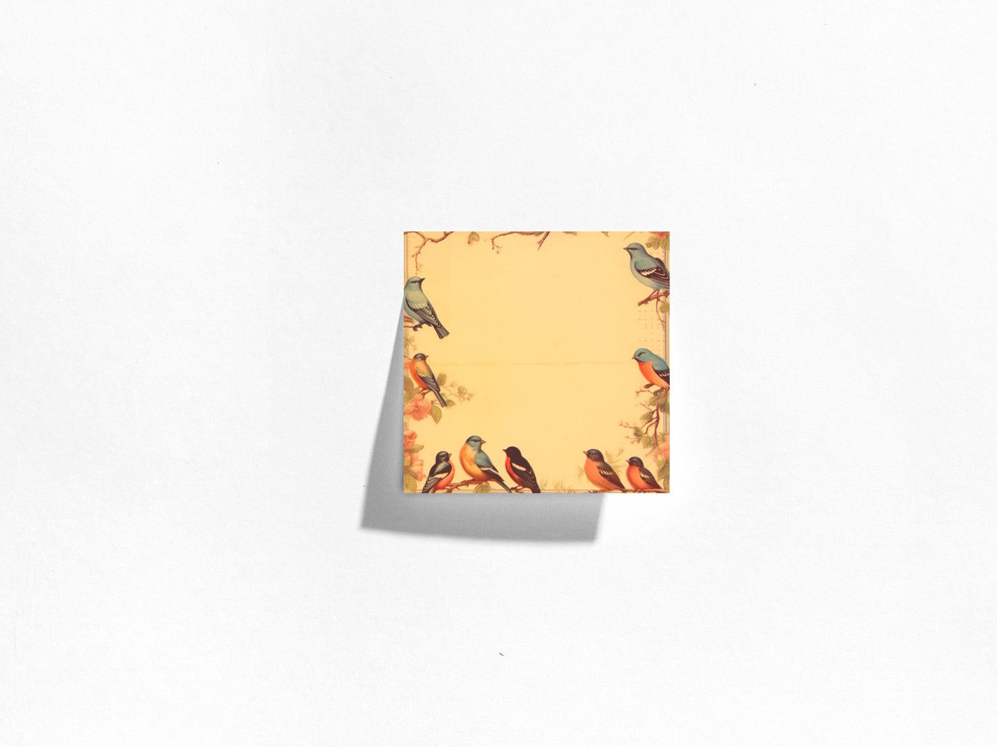 Vintage Birds Sticky Note Pads