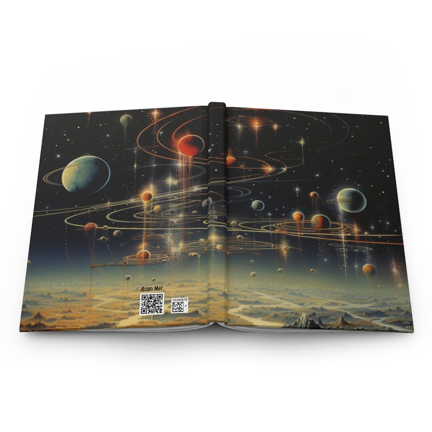 Planetary Orbit Space Notebook