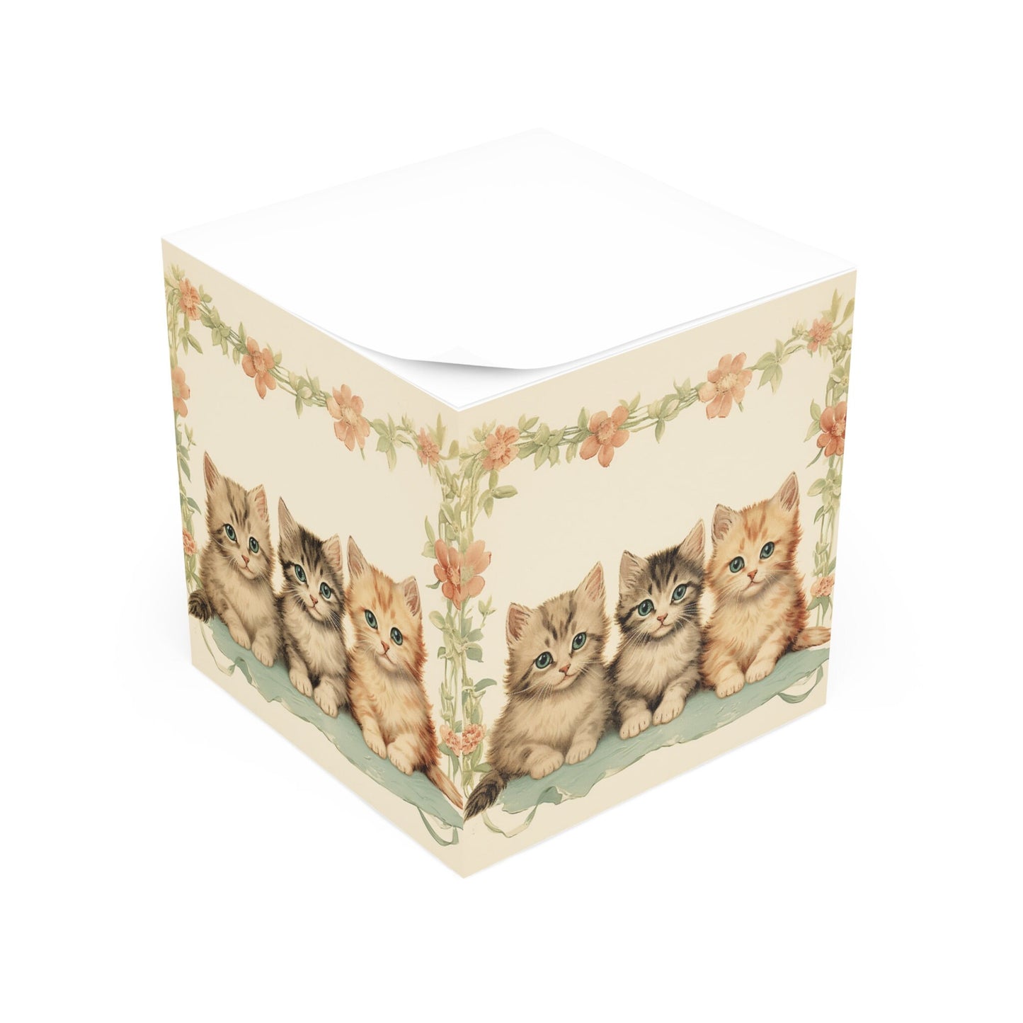Cute Cats Sticky Note Cube