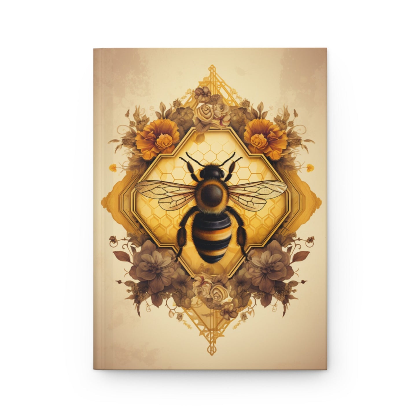 Floral Bee Notebook