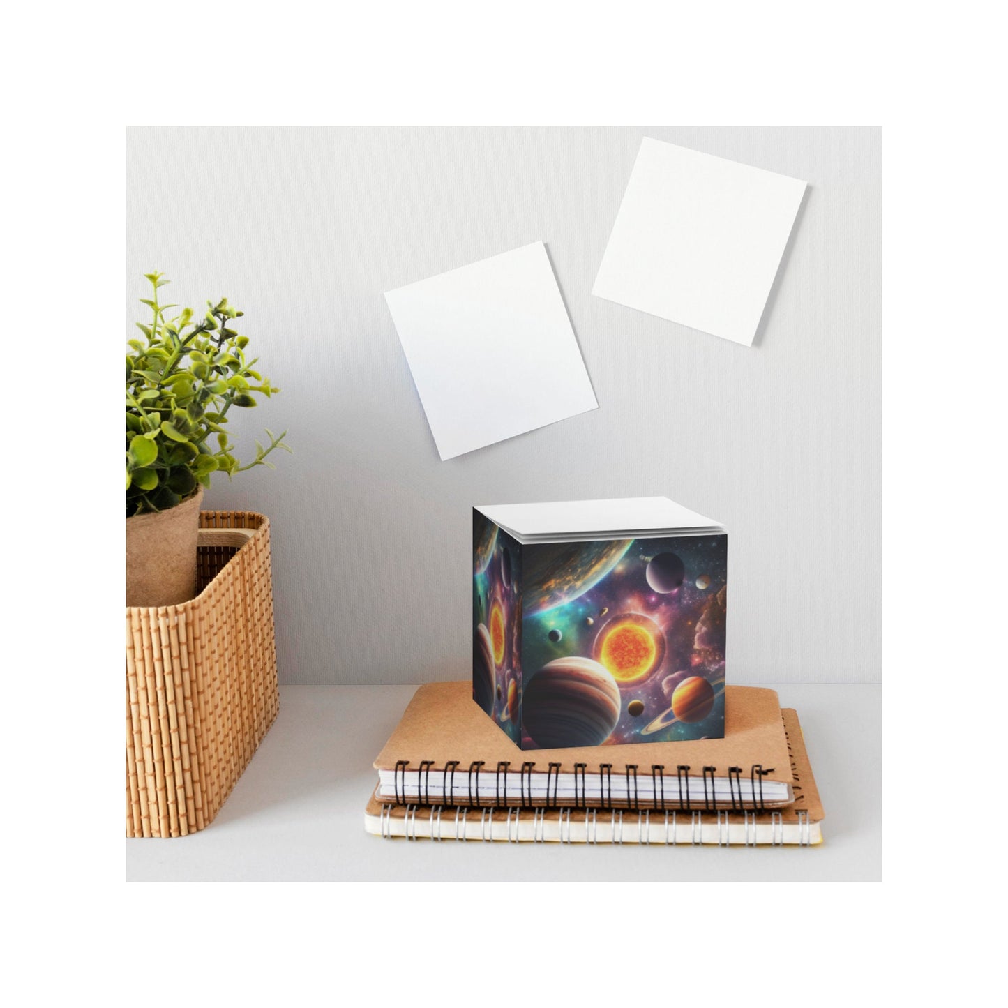 Outer Space Sticky Note Cube