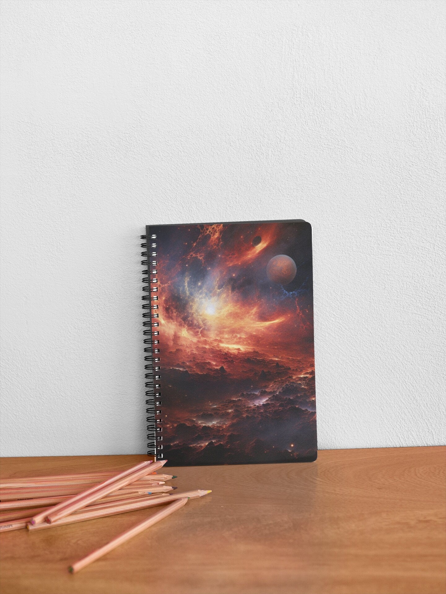 Cosmic Outer Space Spiral Notebook