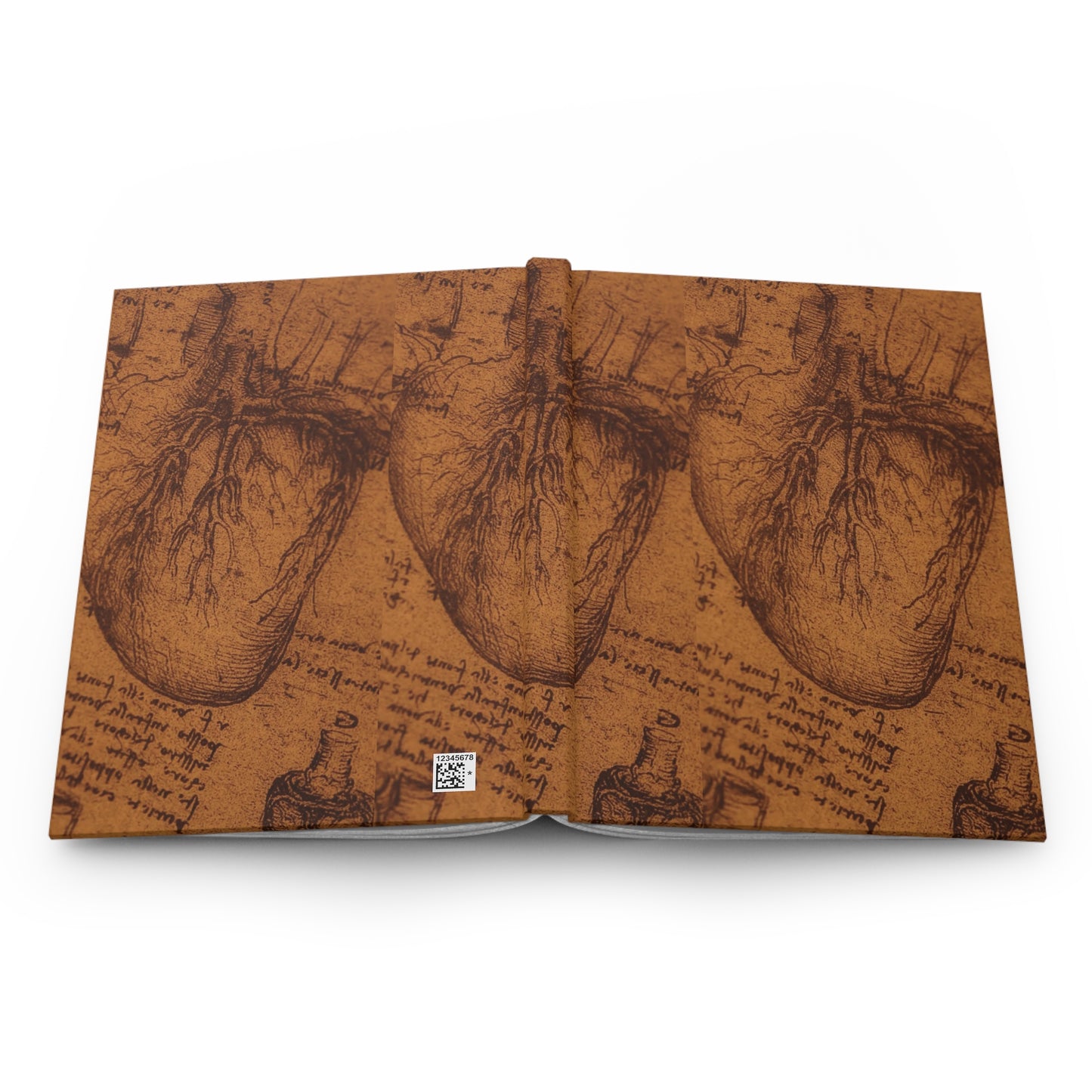 Vintage Anatomical Heart Notebook