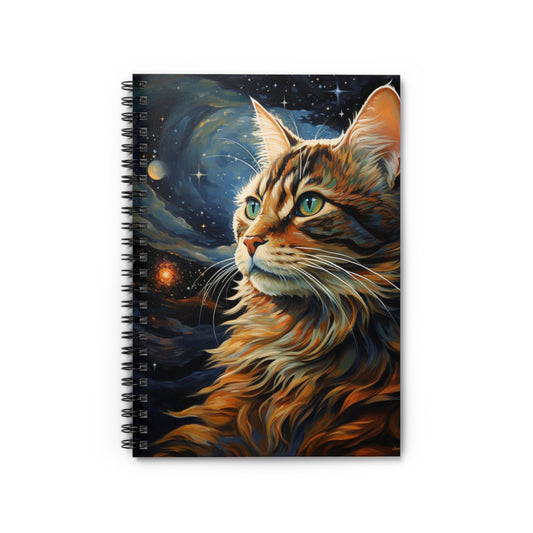 Cat in Space Spiral Notebook