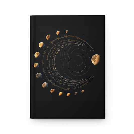 Celestial Moon Phase Notebook