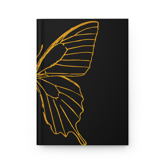 Gold Butterfly Notebook