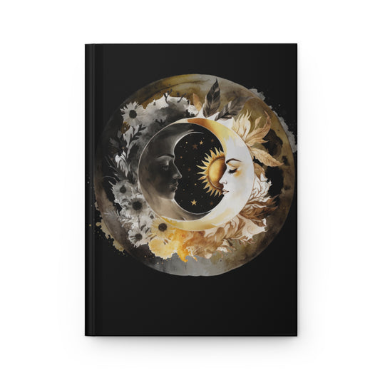 Celestial Sun and Moon Notebook