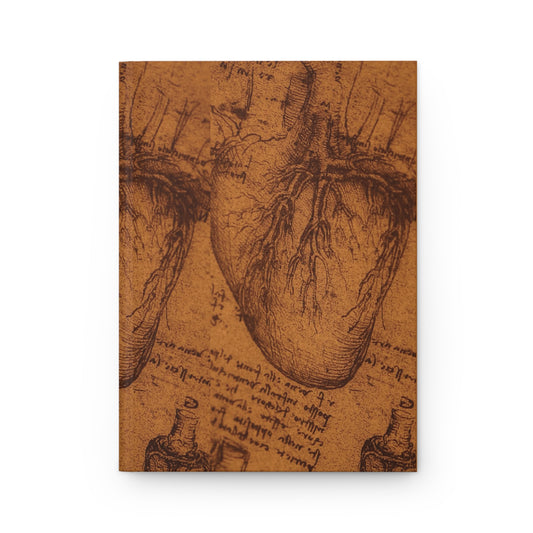 Vintage Anatomical Heart Notebook