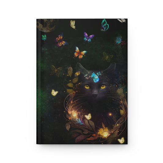 Mystical Black Cat Notebook