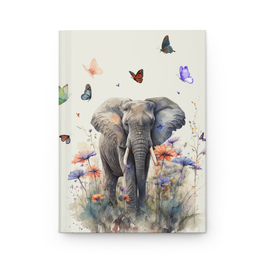 Butterflies and Elephant Notebook