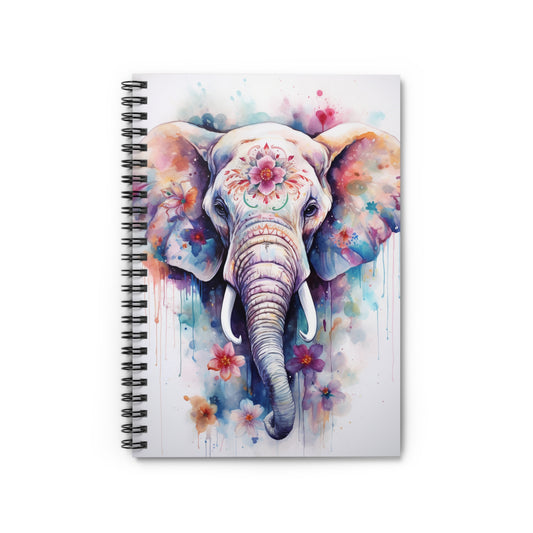 White Elephant Spiral Notebook