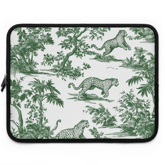 Green Leopard Toile Sleeve