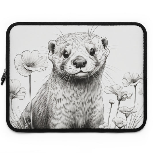 Cute Otter Laptop Sleeve