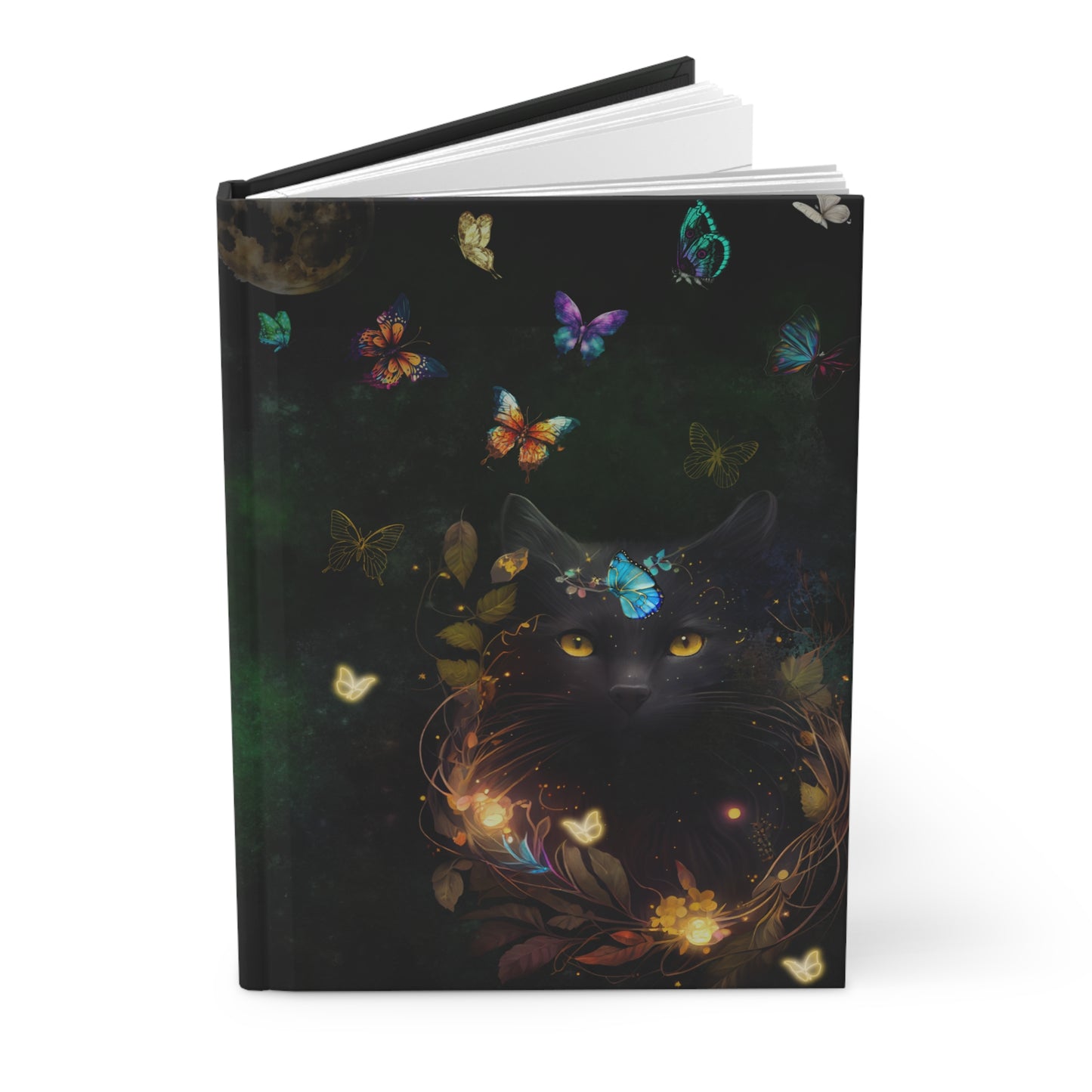 Mystical Black Cat Notebook