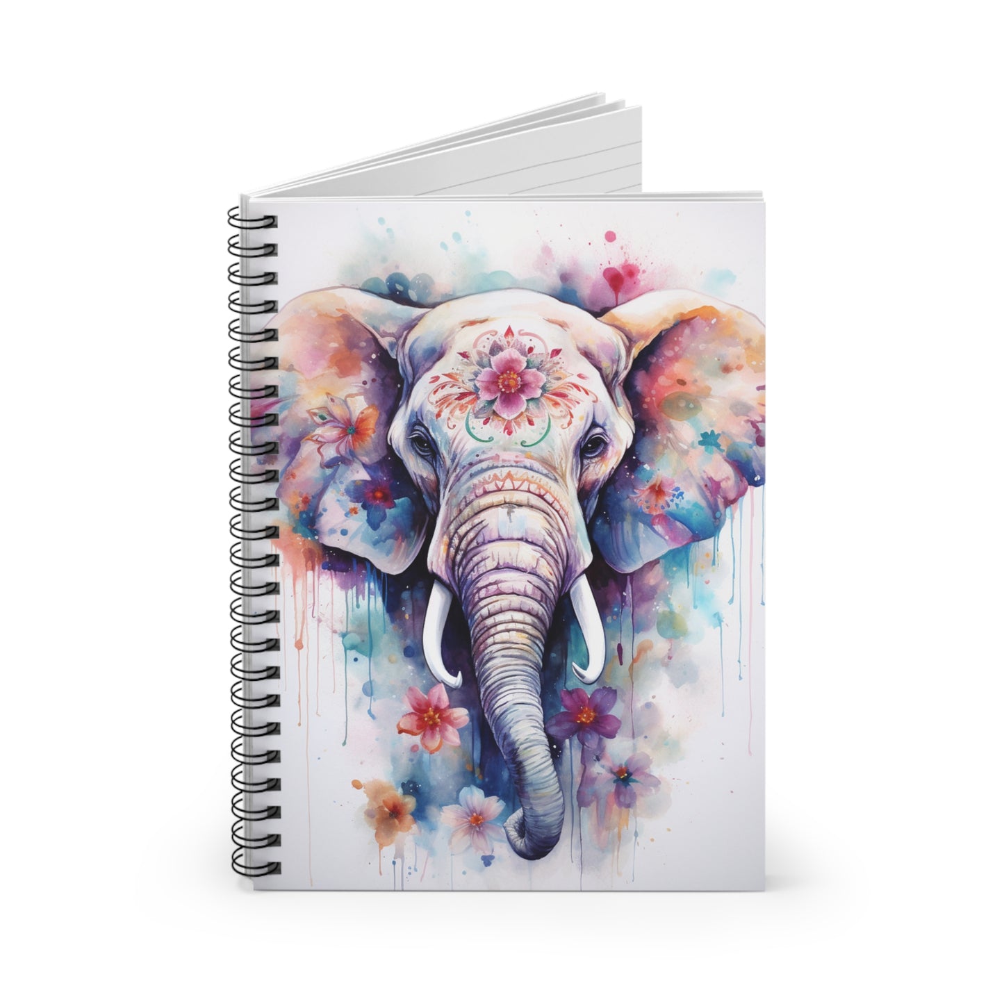 White Elephant Spiral Notebook