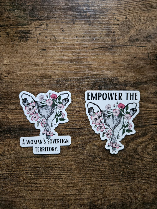 Empower the Uterus Vinyl Sticker