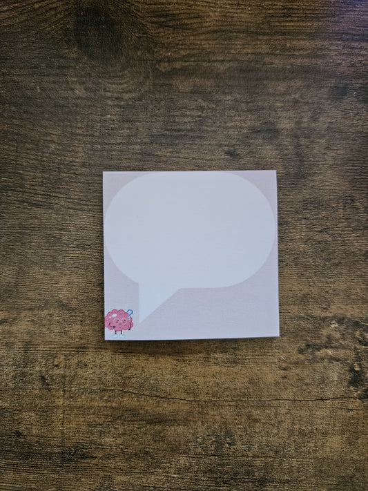 Brain Sticky Note Pads