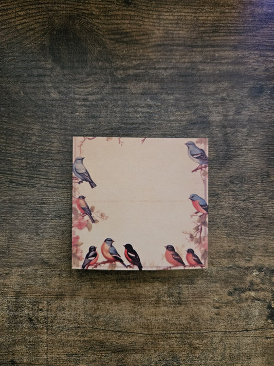 Vintage Birds Sticky Note Pads