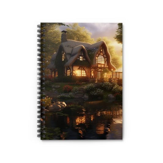 Beautiful Cottage Spiral Notebook