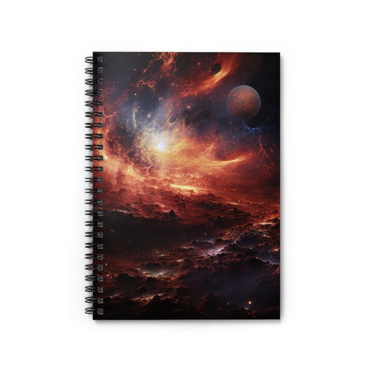 Cosmic Outer Space Spiral Notebook