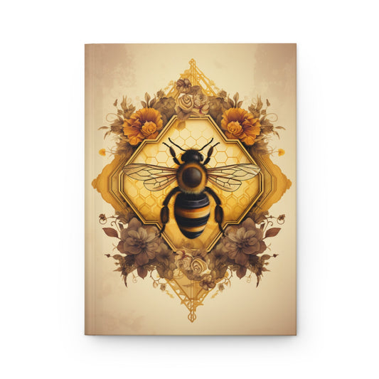 Floral Bee Notebook