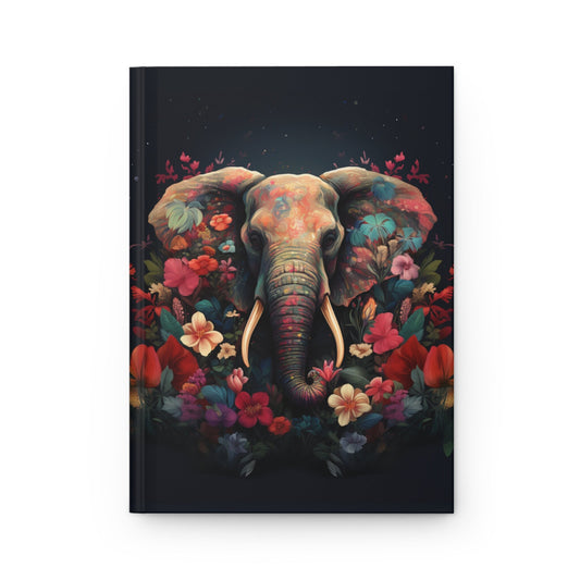 Floral Elephant Notebook