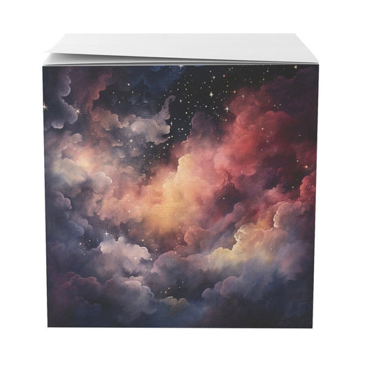 Starry Night Sky Note Cube