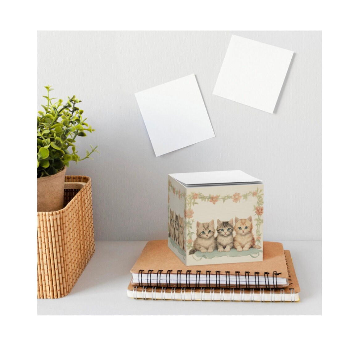 Cute Cats Sticky Note Cube