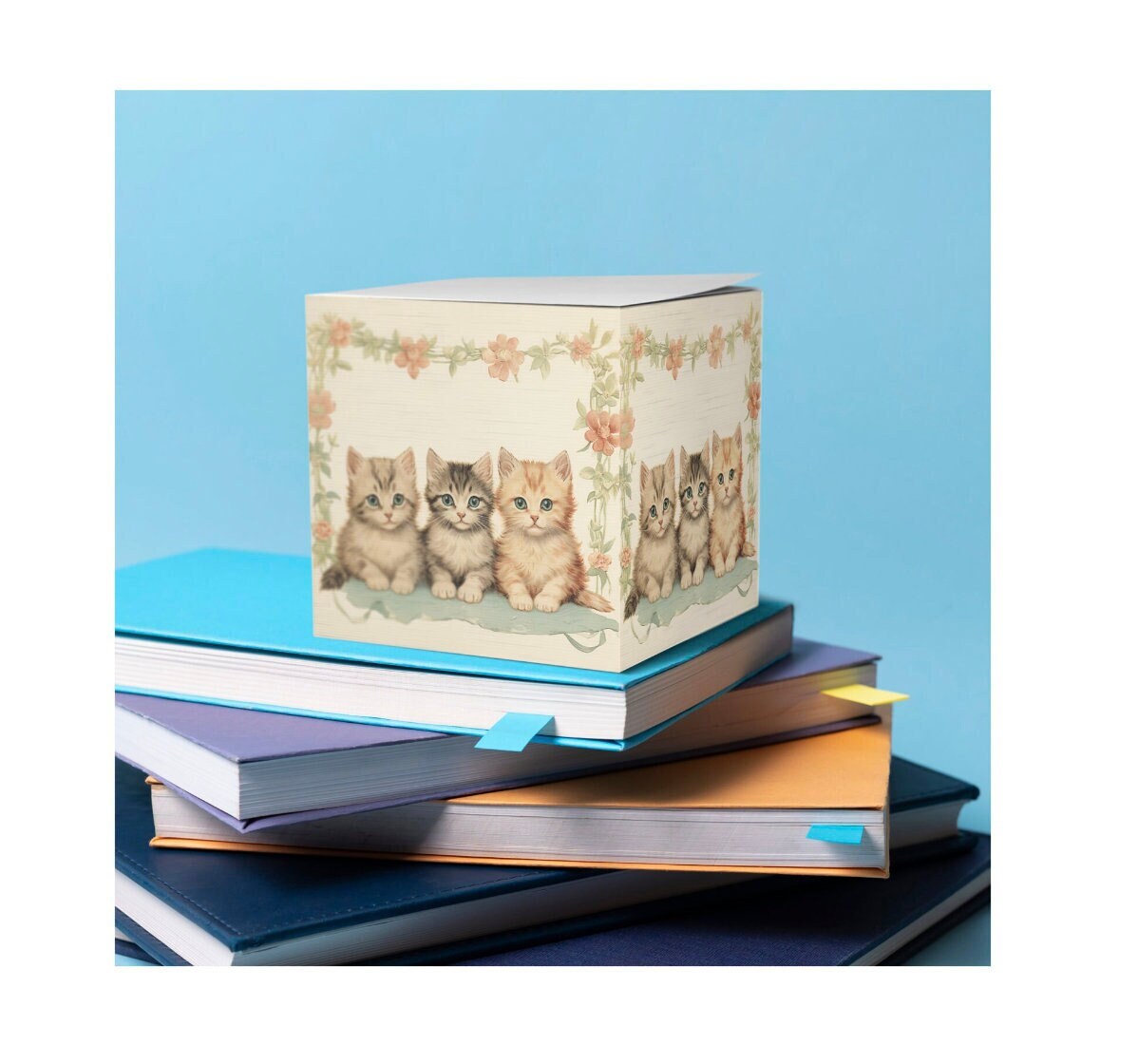 Cute Cats Sticky Note Cube