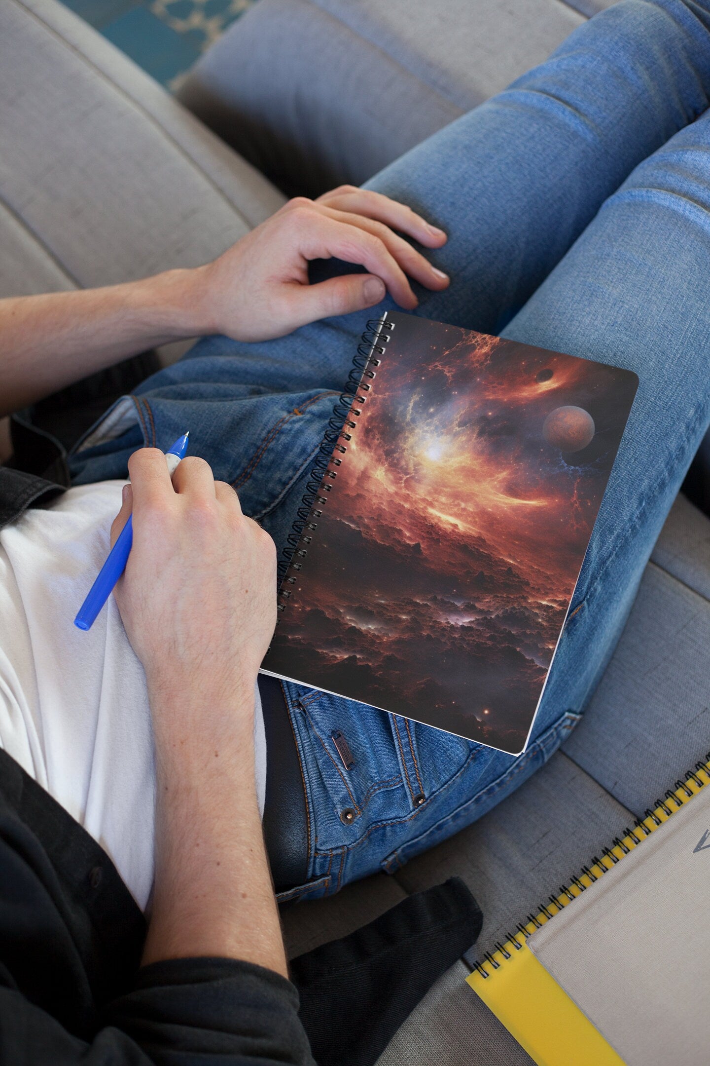 Cosmic Outer Space Spiral Notebook