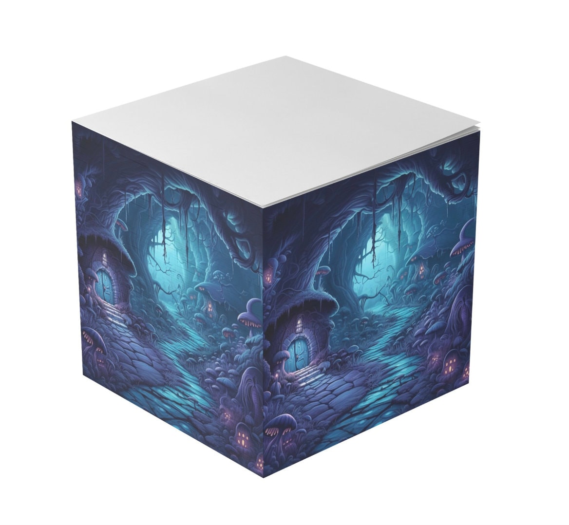 Spooky Forest Sticky Note Cube