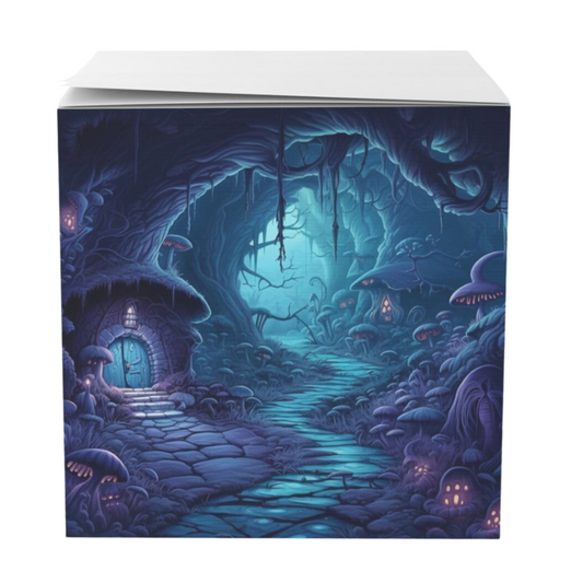 Spooky Forest Sticky Note Cube